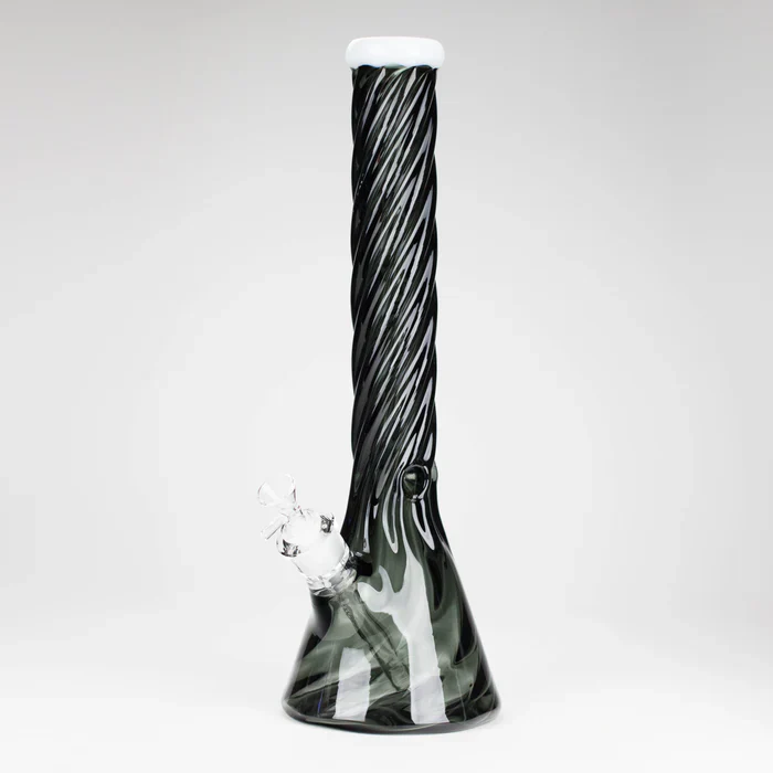 Genie - 16" 9mm Twist Glass Beaker Bong - Image 2