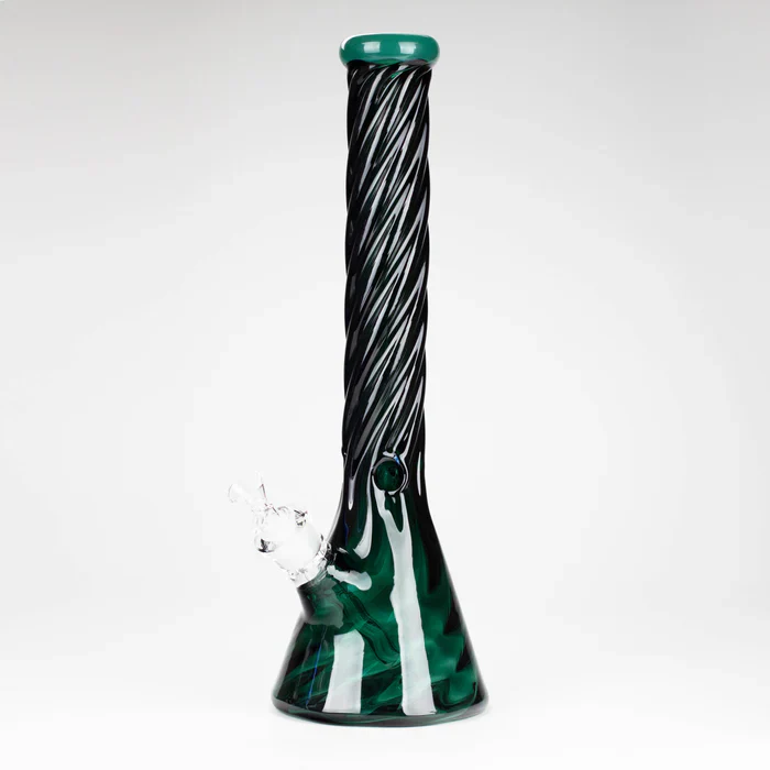Genie - 16" 9mm Twist Glass Beaker Bong - Image 3