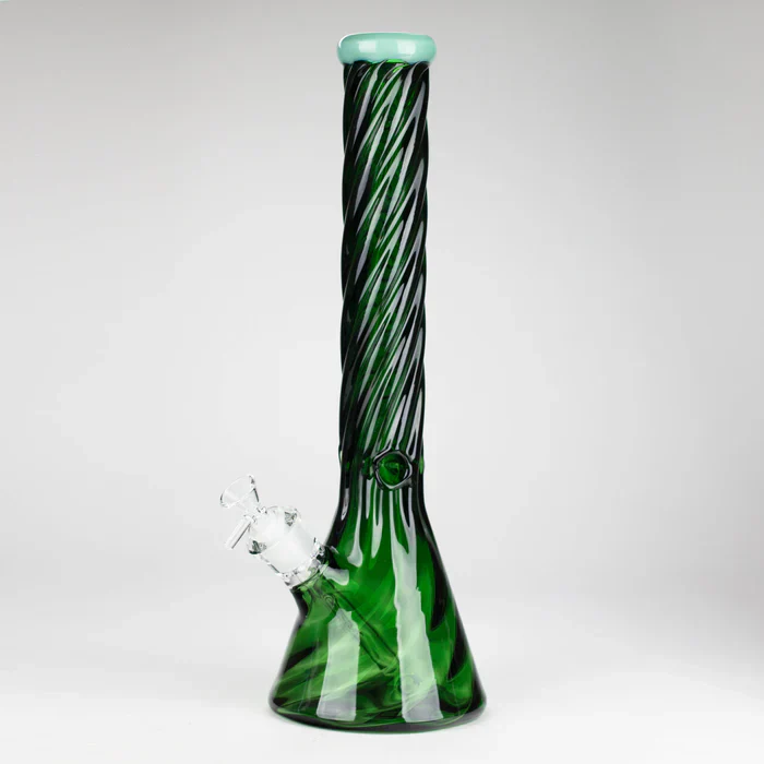 Genie - 16" 9mm Twist Glass Beaker Bong - Image 4