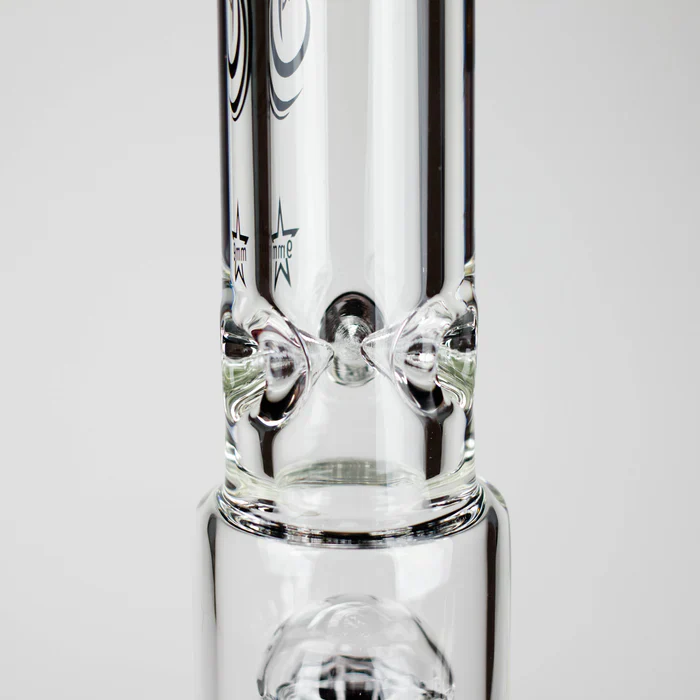 Genie - 17.5" 10-Arm 9mm Coloured Bottom Glass Bong - Image 10