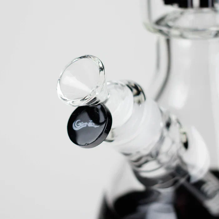 Genie - 17.5" 10-Arm 9mm Coloured Bottom Glass Bong - Image 8