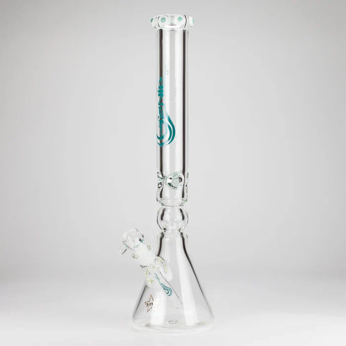 Genie - 19.5" 9mm Curved Shaft Glass Beaker Bong
