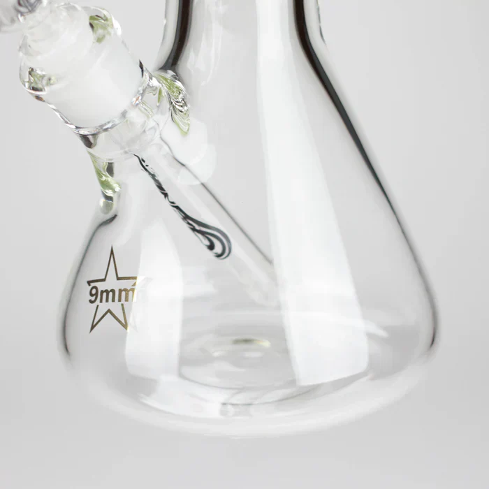 Genie - 19.5" 9mm Curved Shaft Glass Beaker Bong - Image 6
