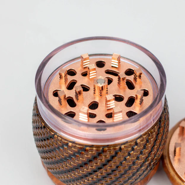Genie 4 parts faux wood Herb grinder - Image 5