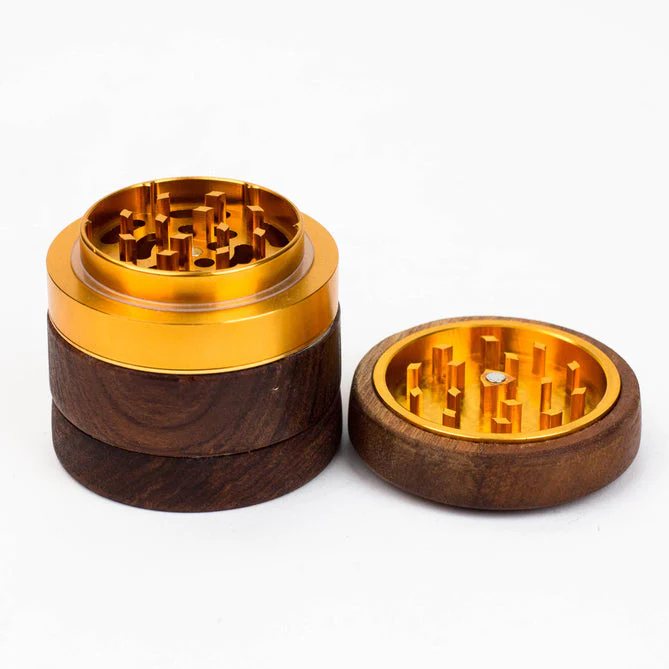 Genie 4 Parts Wooden Cover Grinder - Image 4