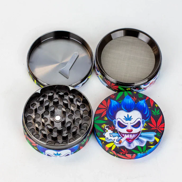 Genie Metal 4-Piece Clown Grinder - Image 4