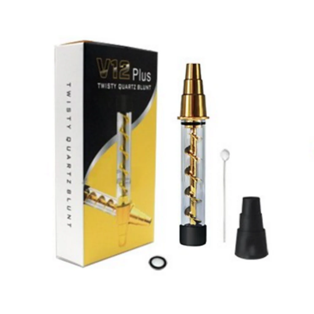 Glass Twisty Blunt V12 Plus Dry Herb - Image 2
