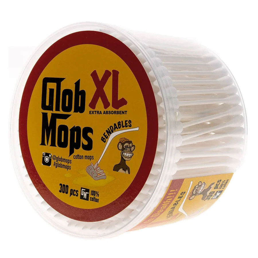 Glob Mops XL Bendable Cotton Swabs Extra Absorbent (300 Pieces) - Image 2