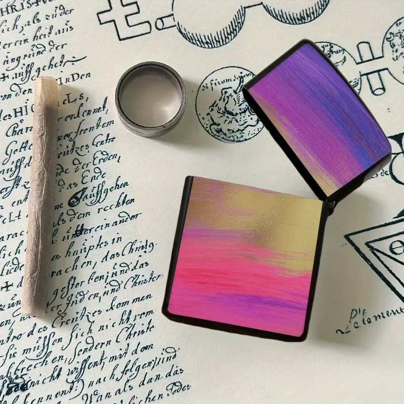 Golden Foil Watercolor Lighter Refill Shell - Image 3