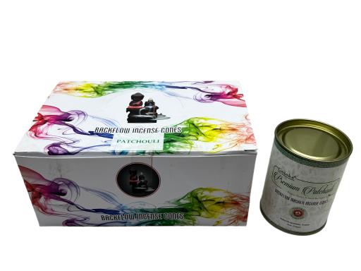 Goloka Backflow Cones - Patchouli Backflow Incense 24 Cones