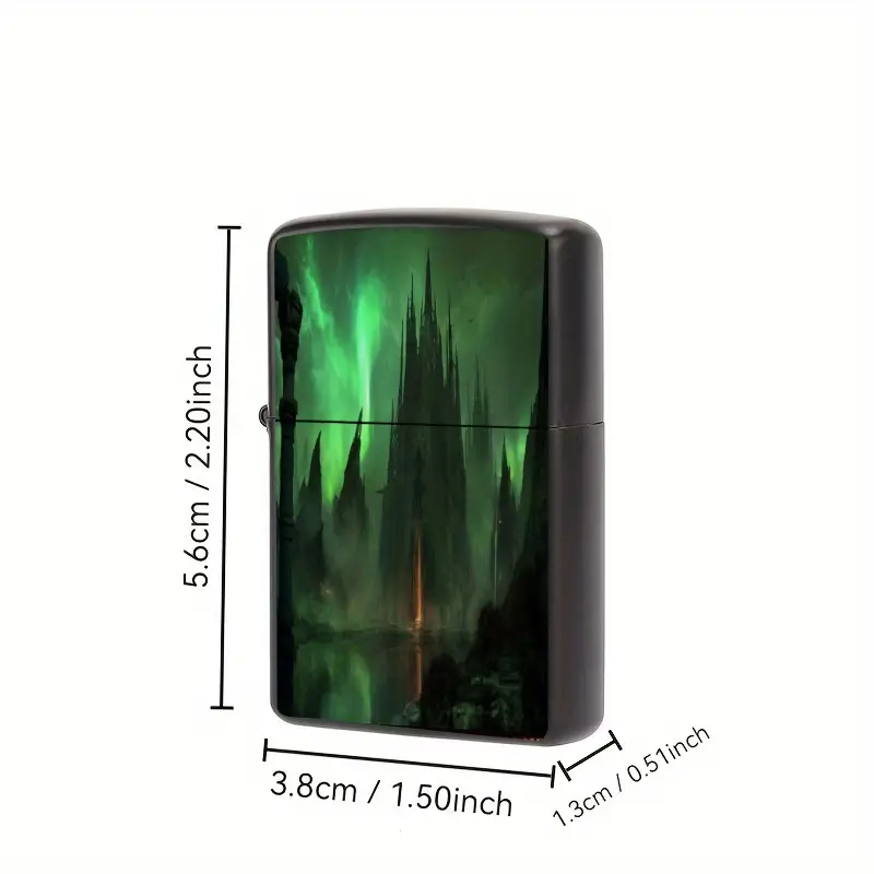 Gothic Castle Lighter Refillable Replacement Shell - Image 2