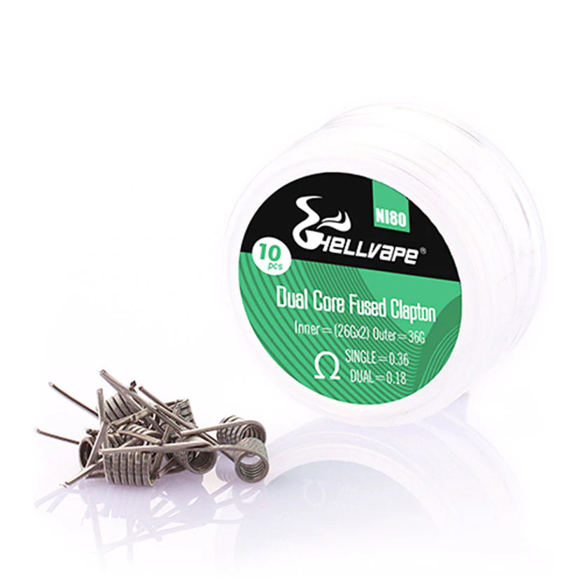 Hellvape Ni80 Fused Clapton Pre-built Coils MTL, Dual, Triple & Quad - Image 4
