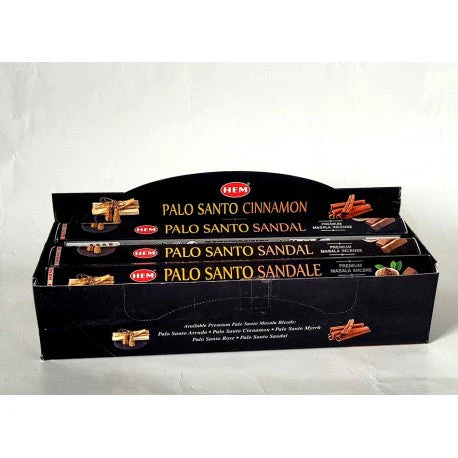 HEM Incense Sticks - Palo Santo Arruda 9″ Incense Sticks – Hex Box (20g)