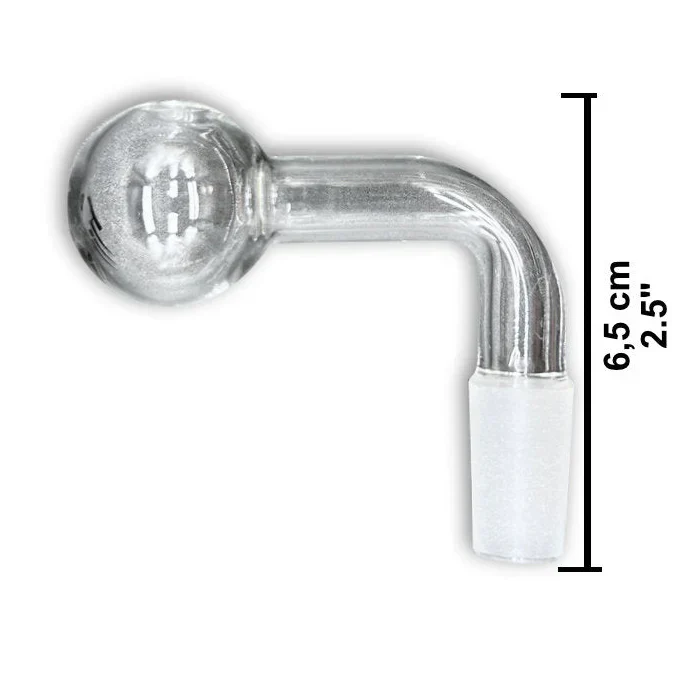 HIT - 14mm Glass Round Ball Shape Oil Burner - Image 2