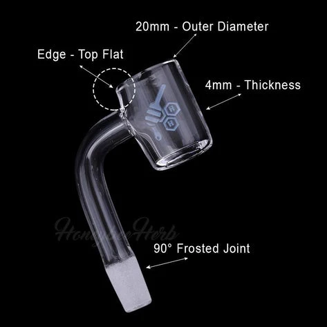 Honeybee Herb - Thick Original Flat Top Banger - Image 2