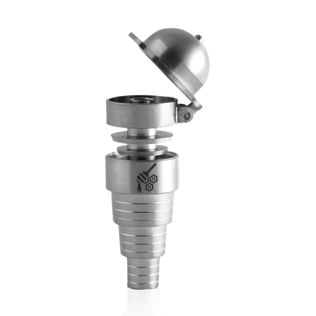 Honeybee Herb - Titanium 6 IN 1 Baseball Carb Cap Dab Nail - Image 2