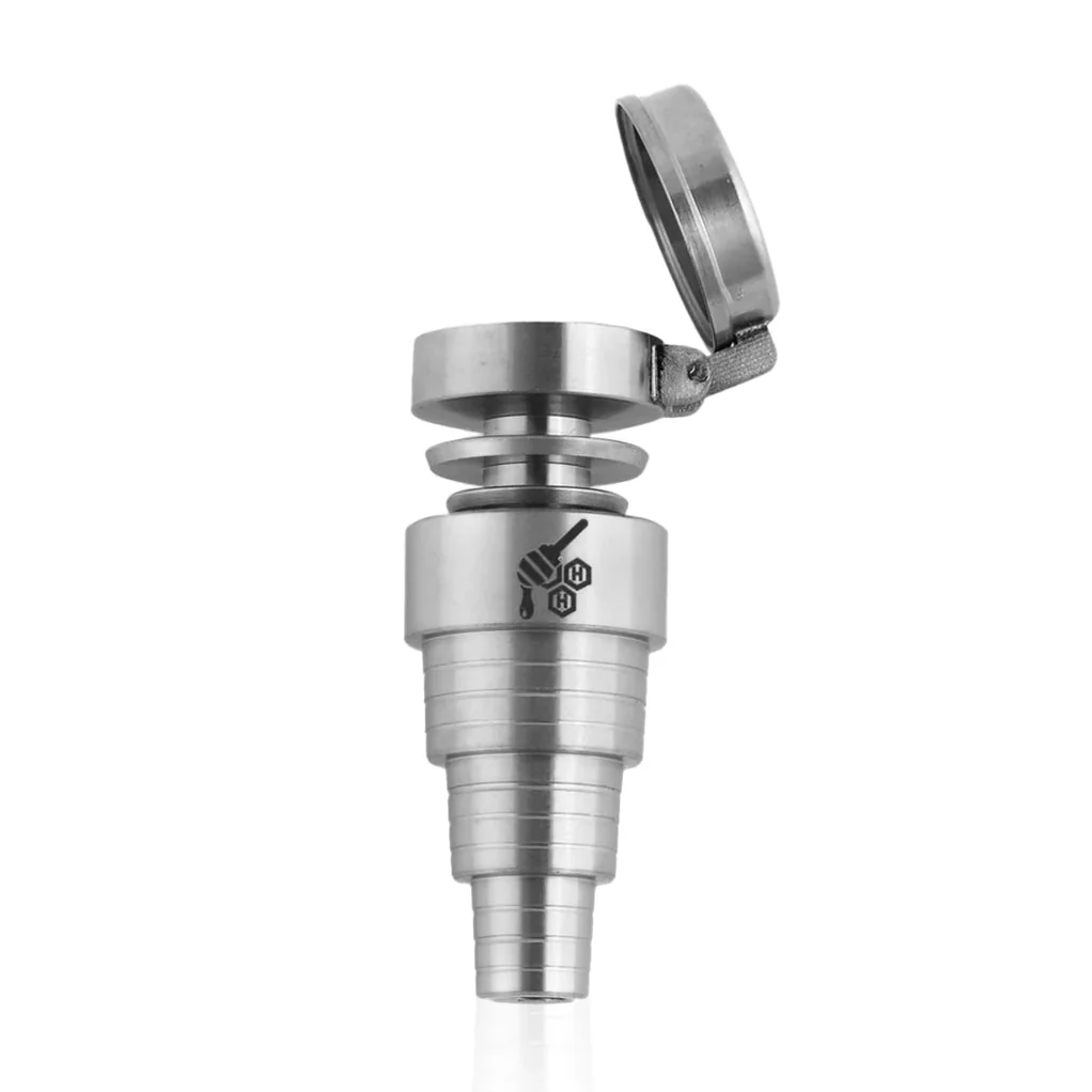 Honeybee Herb - Titanium 6 IN 1 Carb Cap Dab Nail - Image 2