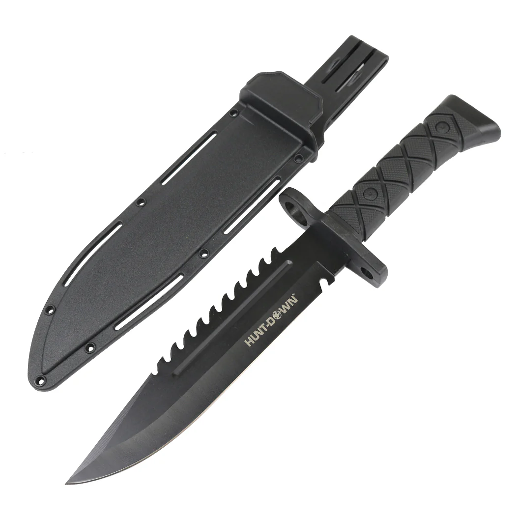 Hunt-Down - 14.5" Tactical Hunting Knife w/ ABS Handle - Image 2