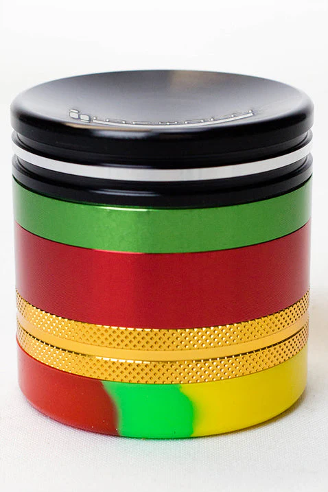 Infyniti 4 Part Aluminum Grinder With Silicone Container - Image 3