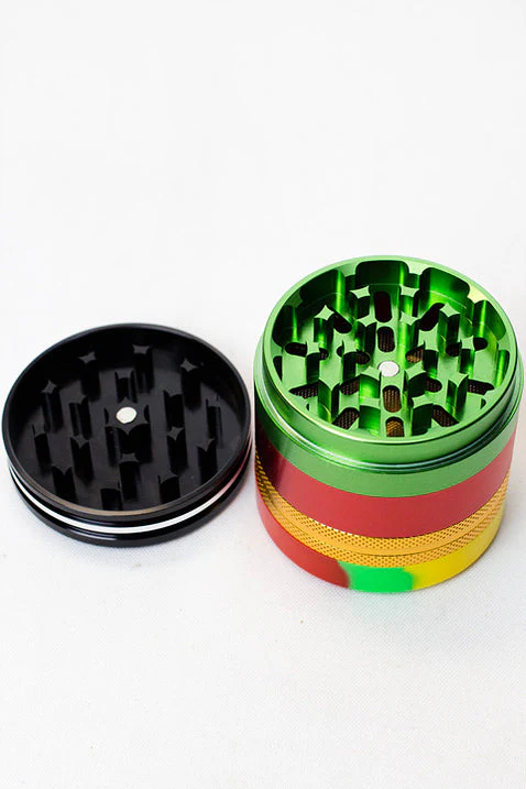 Infyniti 4 Part Aluminum Grinder With Silicone Container - Image 4