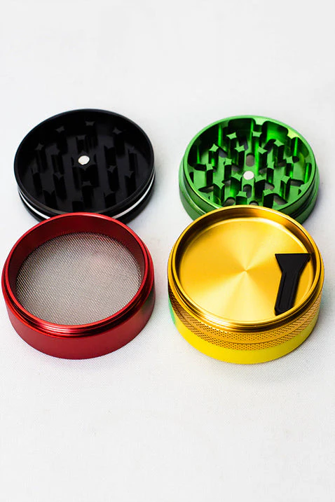 Infyniti 4 Part Aluminum Grinder With Silicone Container - Image 6