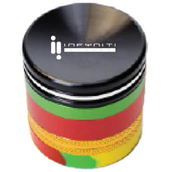 Infyniti 4 part Silicone and Aluminum Grinder - Image 2