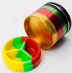 Infyniti 4 part Silicone and Aluminum Grinder - Image 3