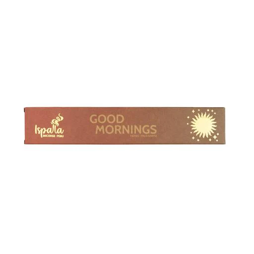 Ispalla Organic - "Good Mornings" Palo Santo & Herbs 10 Incense Sticks 9"