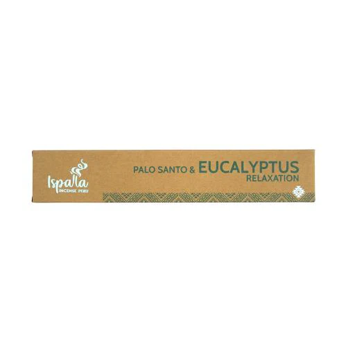 Ispalla Organic - "Relaxation" Palo Santo & Eucalyptus 10 Incense Sticks 9"