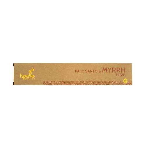 Ispalla Organic - "Love" Palo Santo & Myrrh 10 Incense Sticks 9"