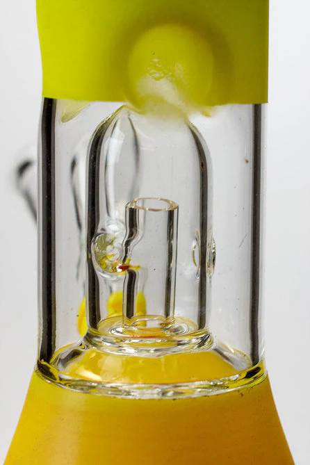 Leaf Design 8" Dome Percolator Beaker Bong - Image 6