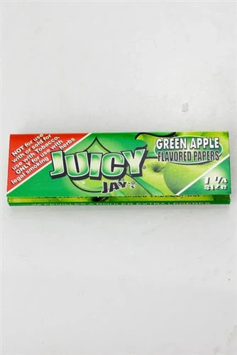 Juicy Jay's 1 1/4 Green Apple flavoured papers