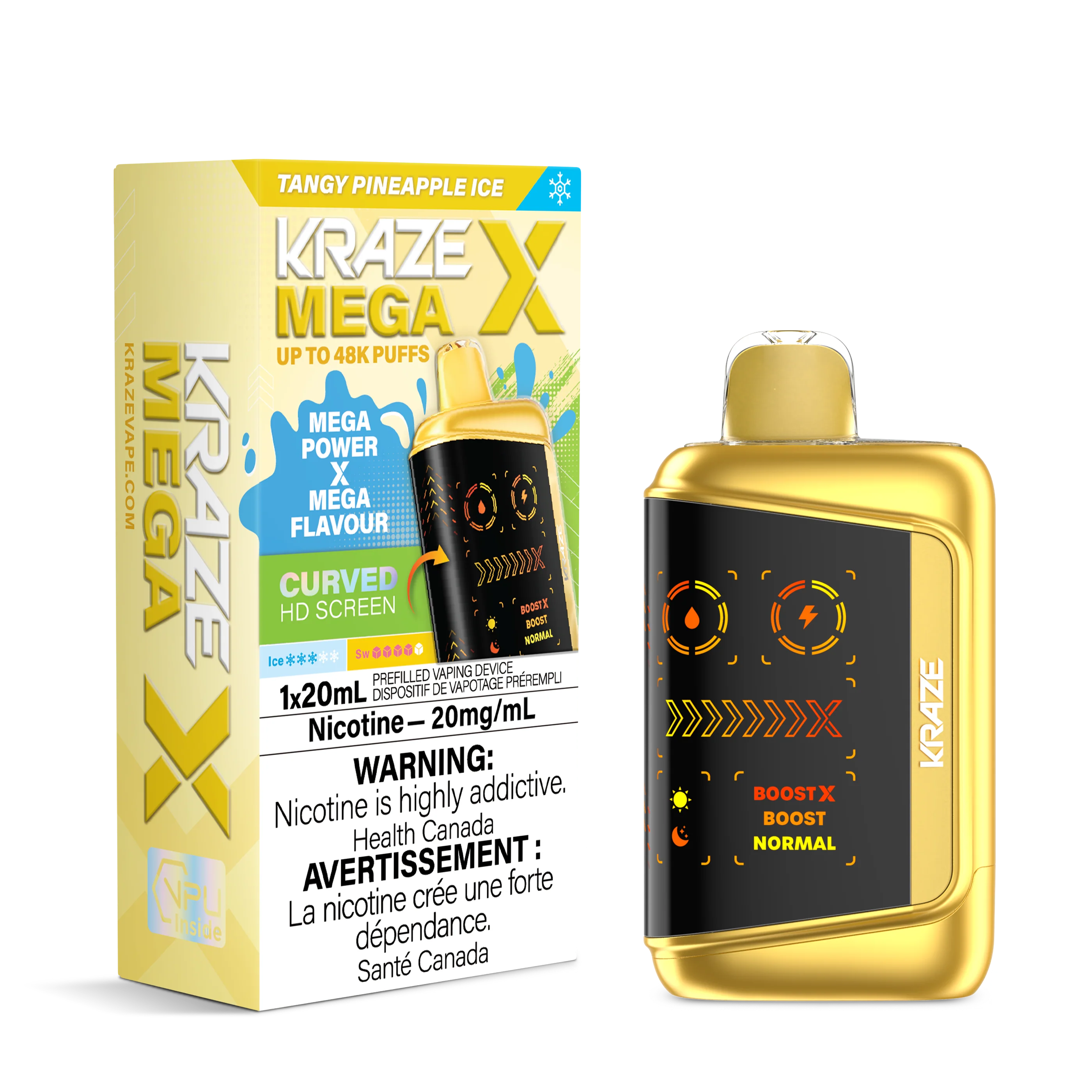Kraze Mega X Rechargeable Disposable Vape 20mL - Image 8
