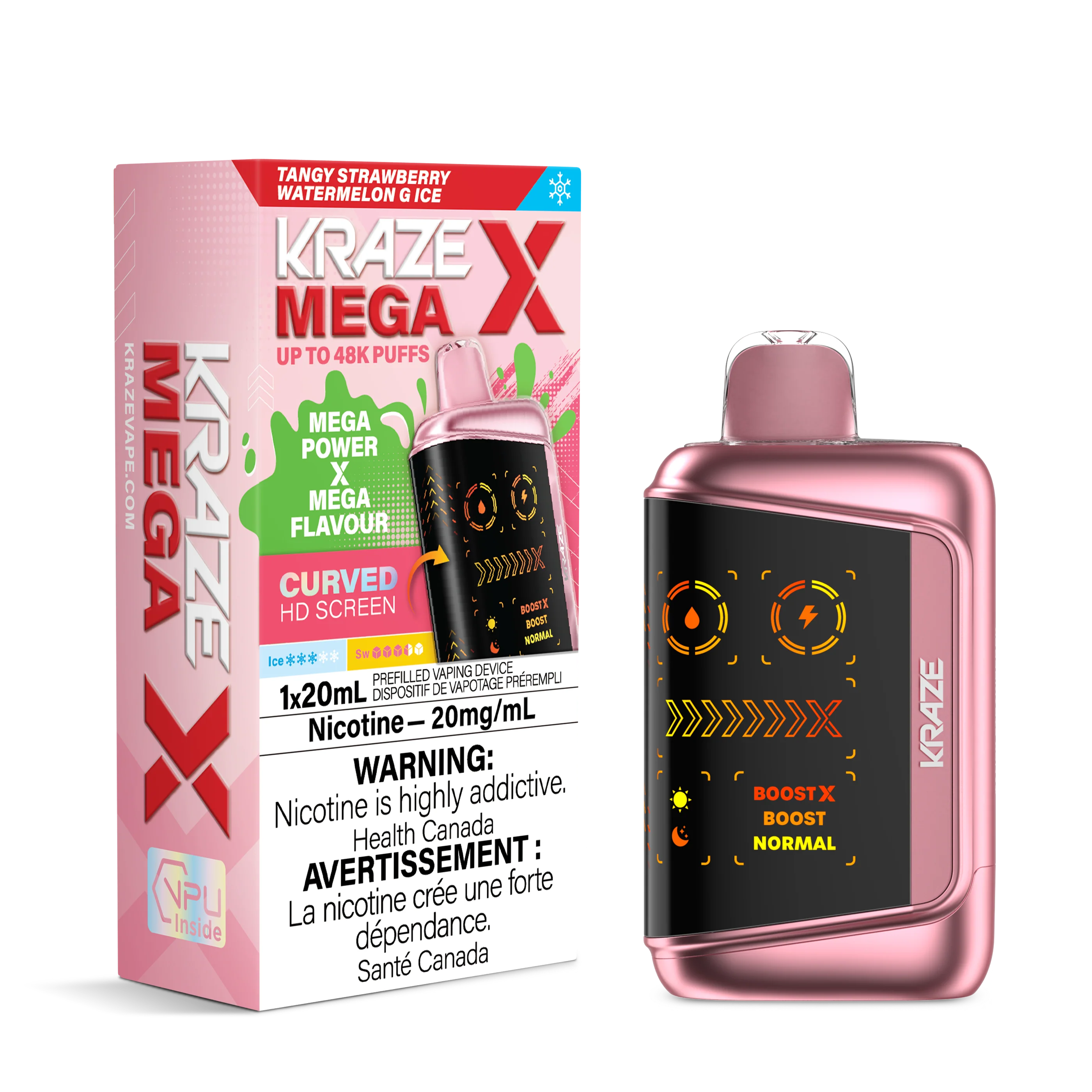 Kraze Mega X Rechargeable Disposable Vape 20mL - Image 9