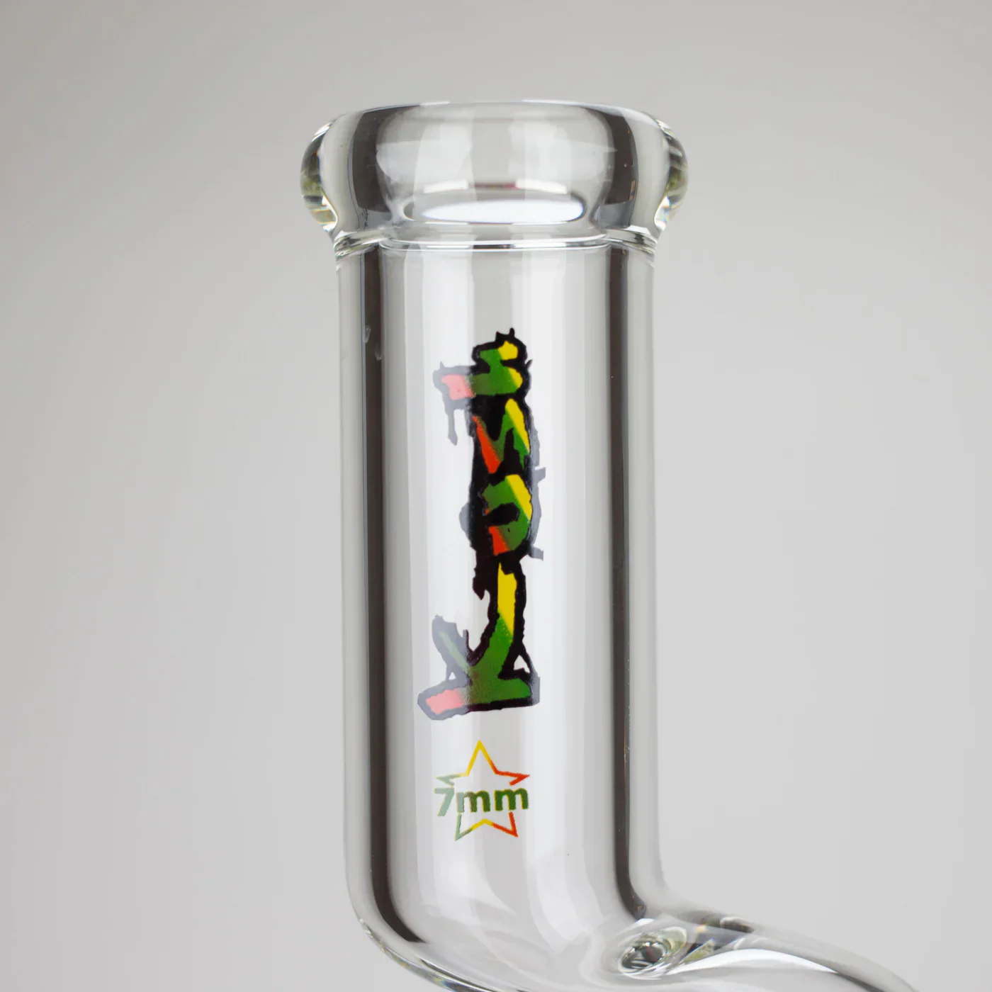 Kush 17" Zig-Zag Rasta Glass Bong - Image 3