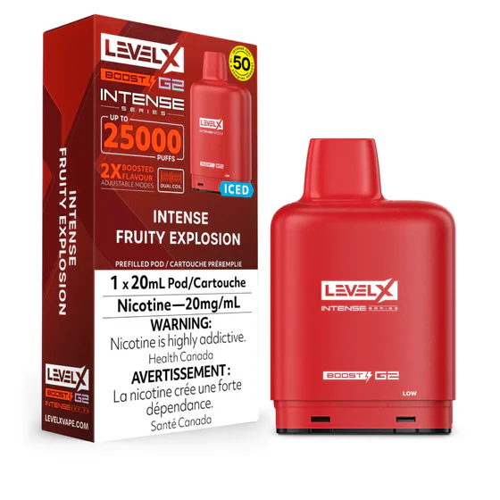 Intense Level X G2 Boosted Series Replacement Pod 20mL - Image 3