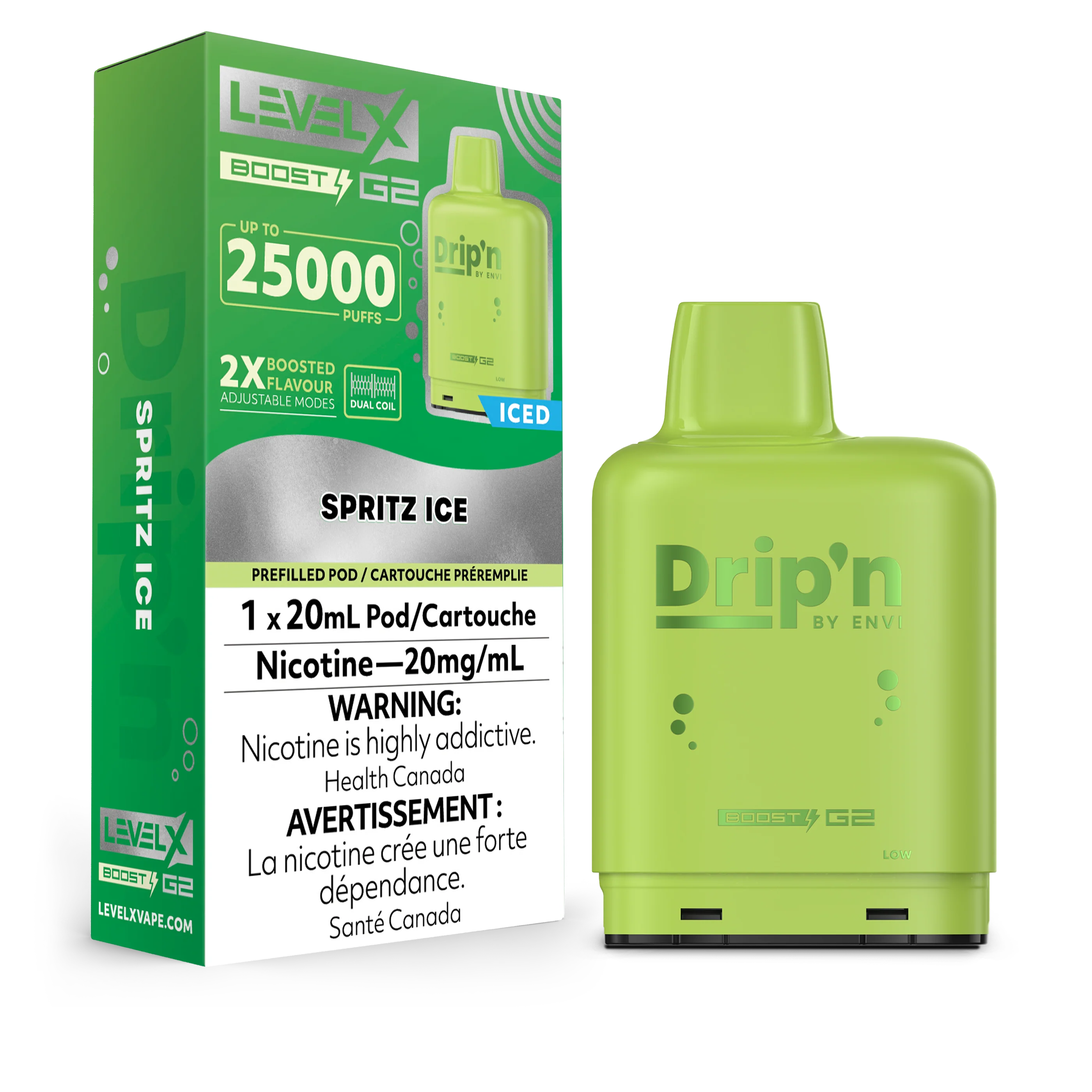 [CLEARANCE] Envi Drip'n Level X G2 Boost Replacement Pod 20ml - Image 11
