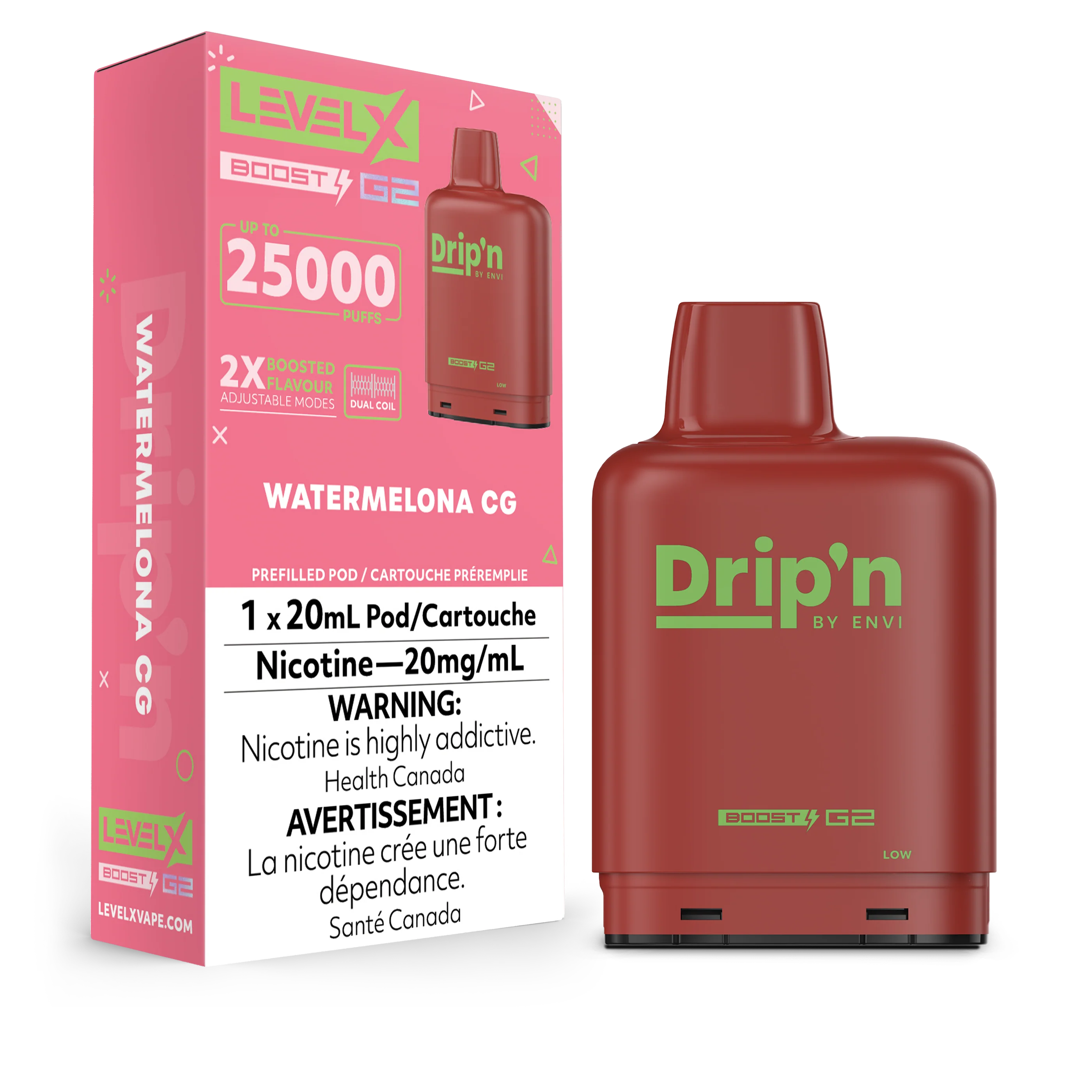 [CLEARANCE] Envi Drip'n Level X G2 Boost Replacement Pod 20ml - Image 12