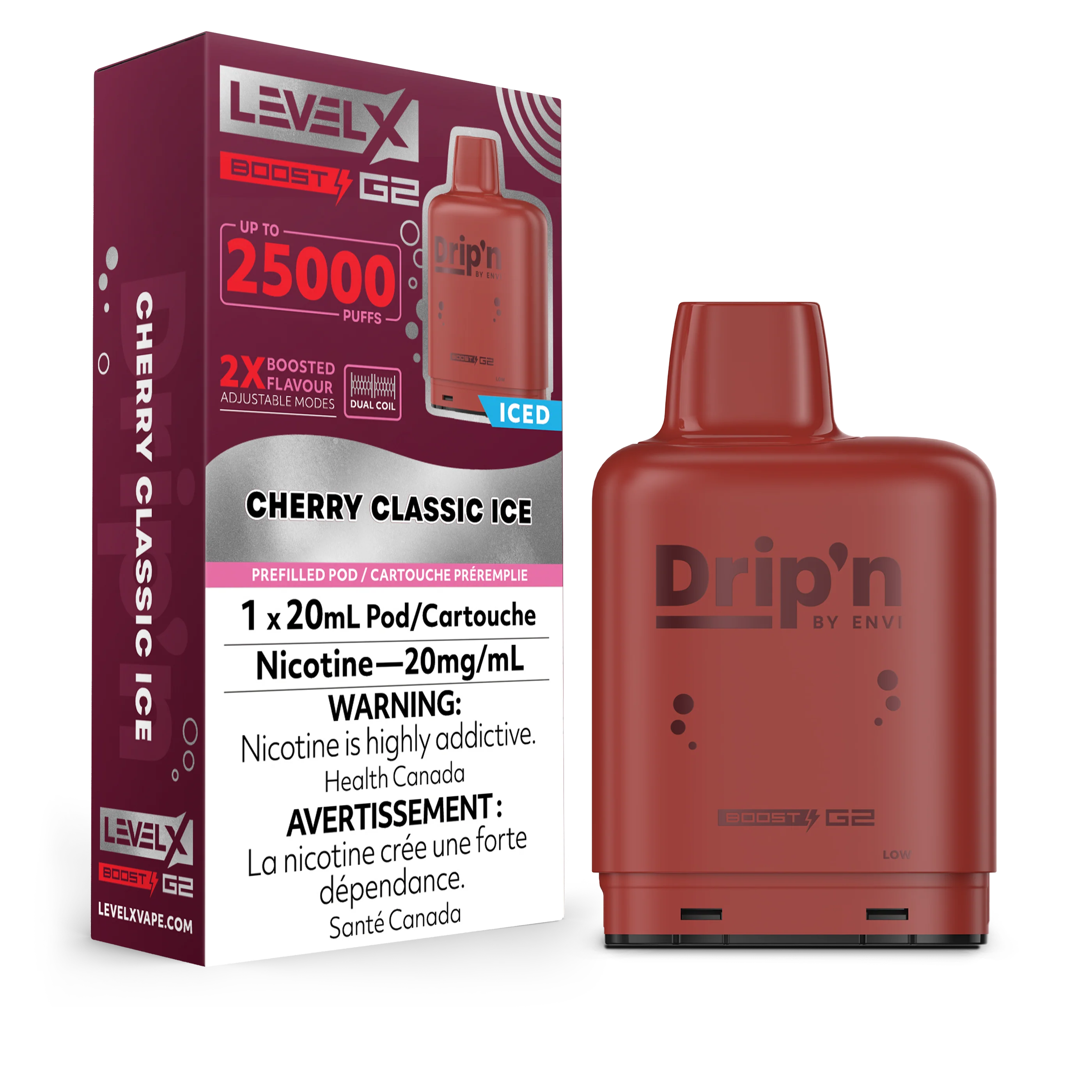 [CLEARANCE] Envi Drip'n Level X G2 Boost Replacement Pod 20ml - Image 3