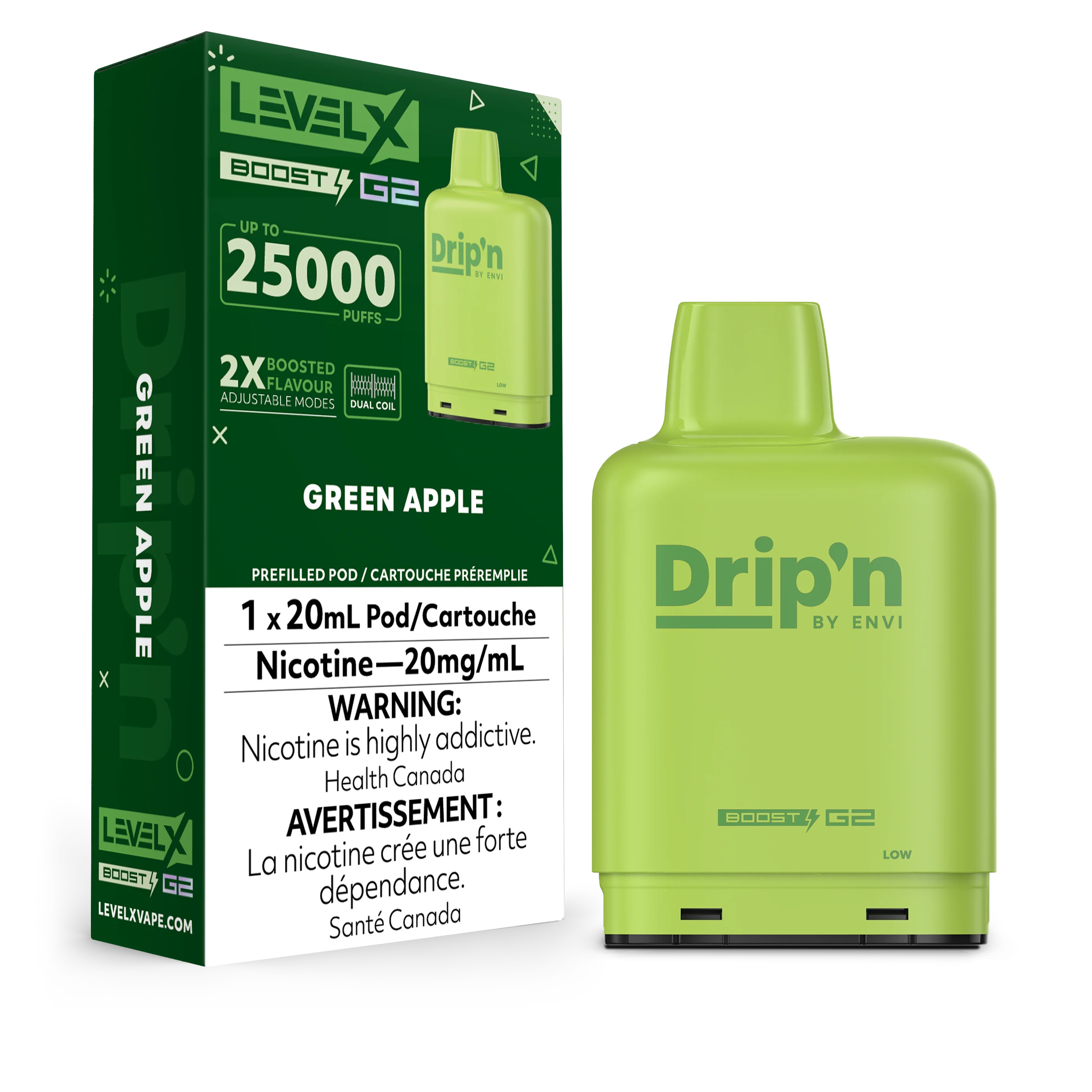 [CLEARANCE] Envi Drip'n Level X G2 Boost Replacement Pod 20ml - Image 5