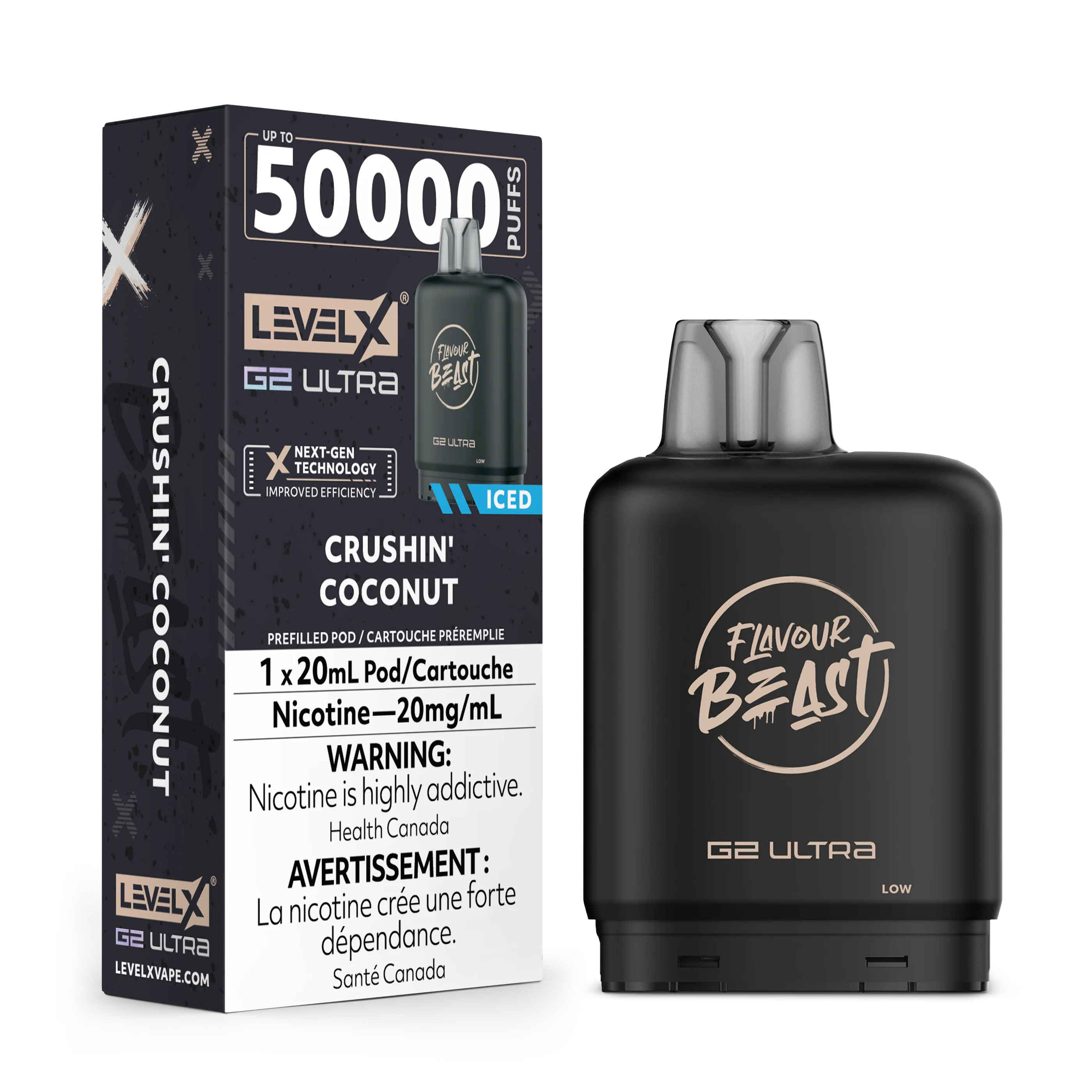 Flavour Beast Level X G2 Ultra Replacement Pod 20mL - Image 2