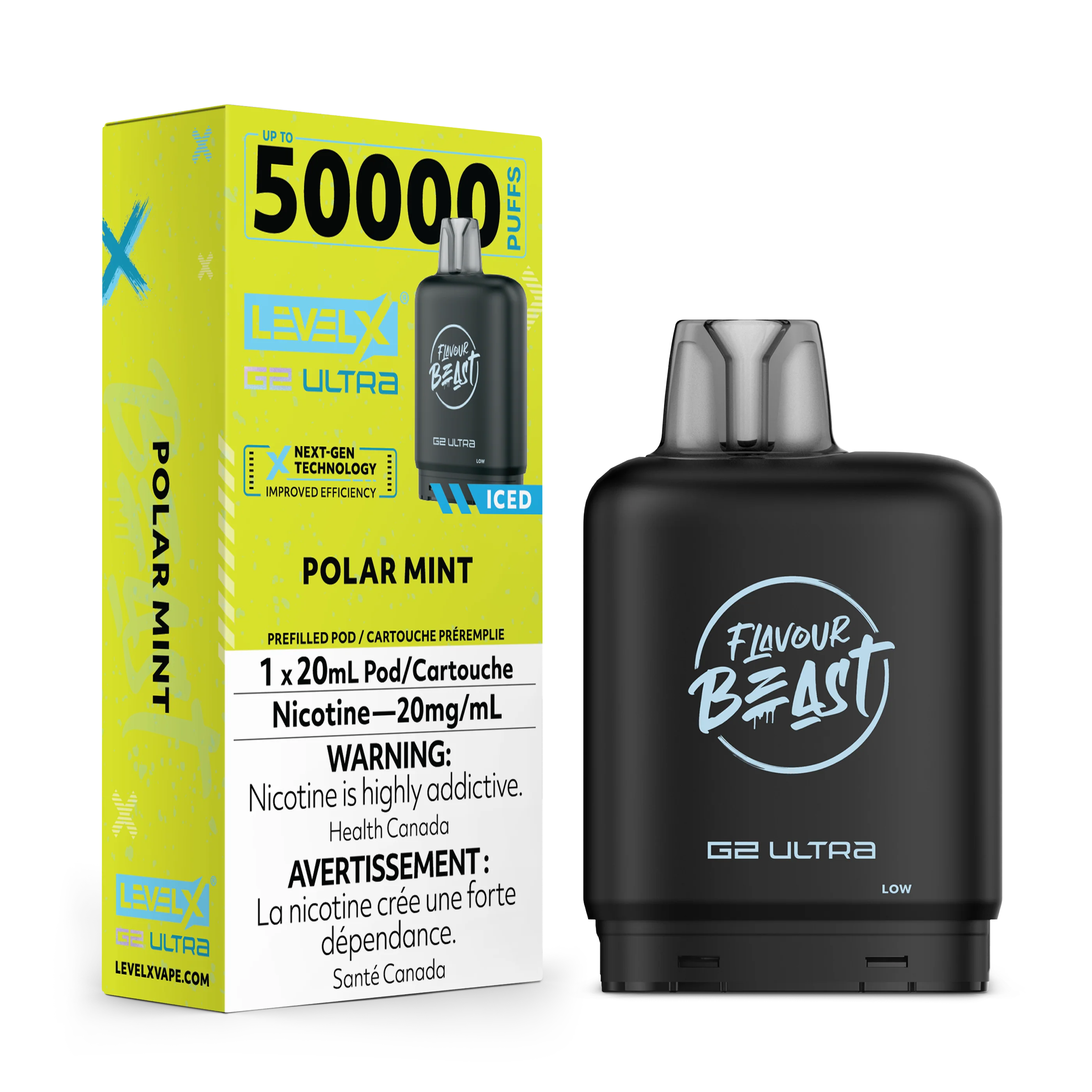 Flavour Beast Level X G2 Ultra Replacement Pod 20mL - Image 7