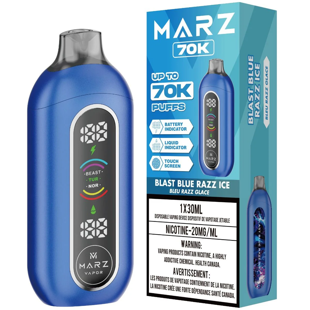 Marz 70k Puff Disposable Vape 30mL - Image 2