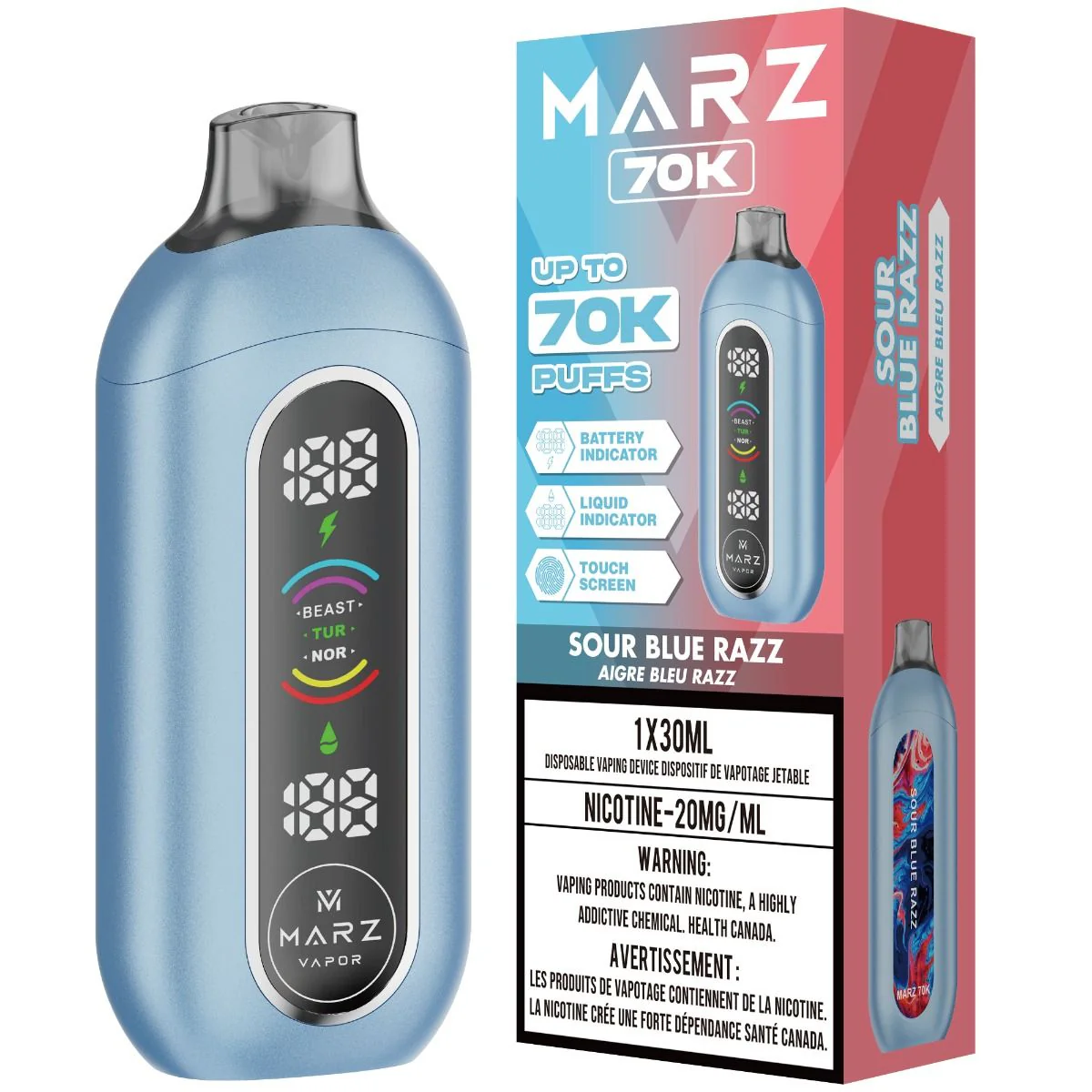 Marz 70k Puff Disposable Vape 30mL - Image 8