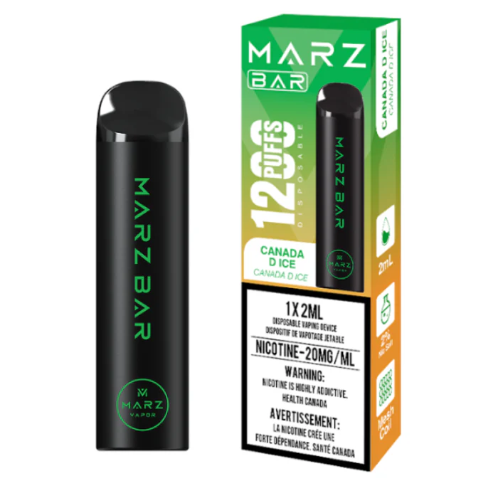 Marz Bar 1200 Disposable Vape 2mL - Image 3