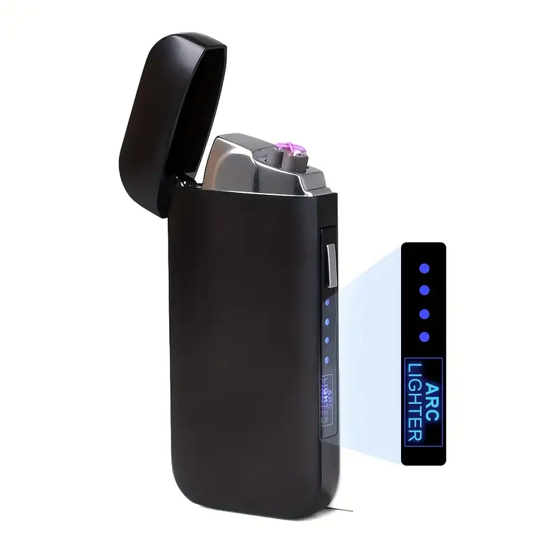 Outdoor Fire Starter Windproof Dual Arc USB Lighter