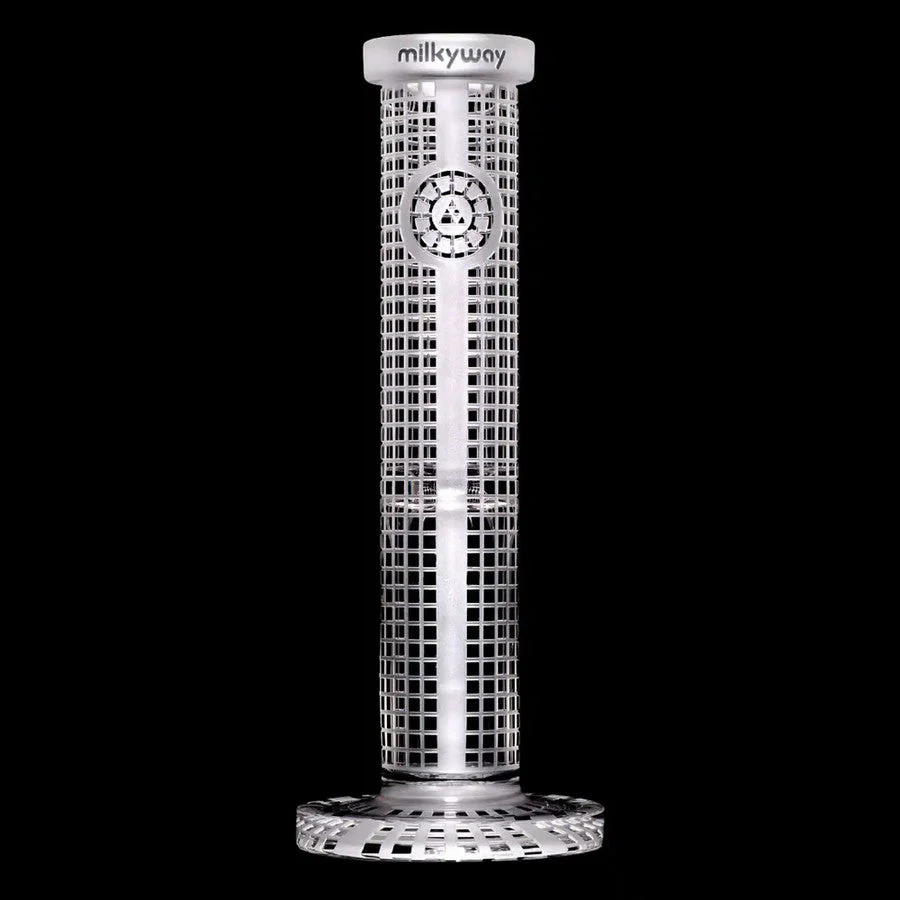 Milkyway Glass 12" Squared Straight Tube Bong - Image 2