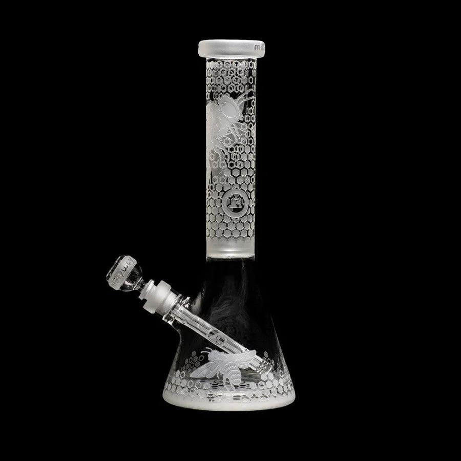 Milkyway Glass 14" Bee Hive Beaker Bong - Image 3