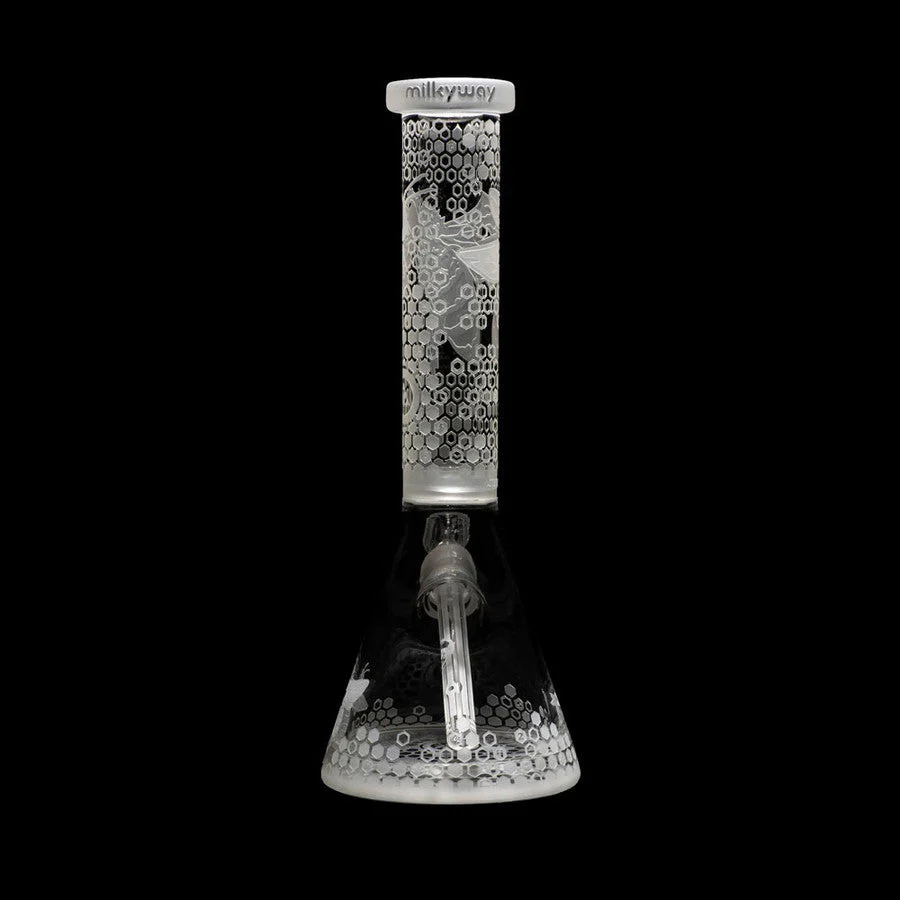 Milkyway Glass 14" Bee Hive Beaker Bong - Image 4