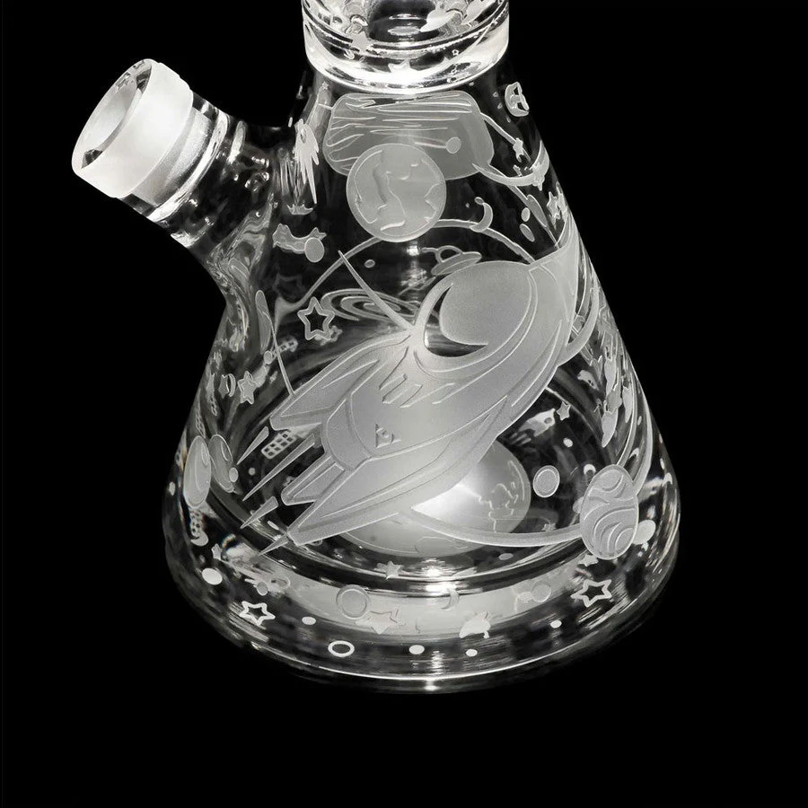 Milkyway Glass 14" Space Odyssey Beaker Bong - Image 2